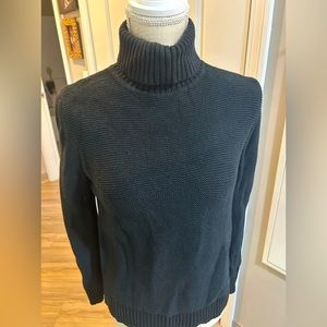 J Crew Women’s Black Turtle Neck Sweater - Medium